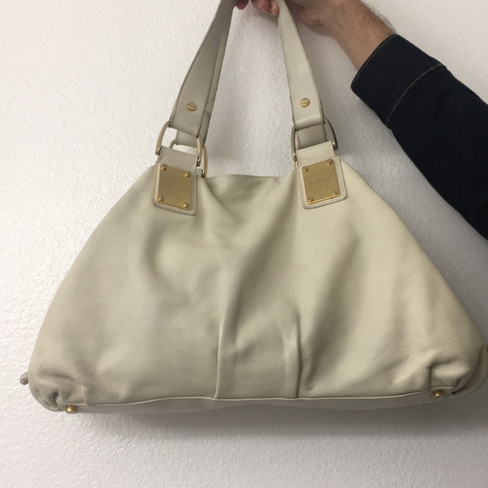 Michael Kors cream leather handbag